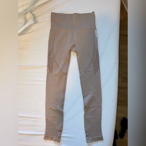 Tan Gymshark leggings